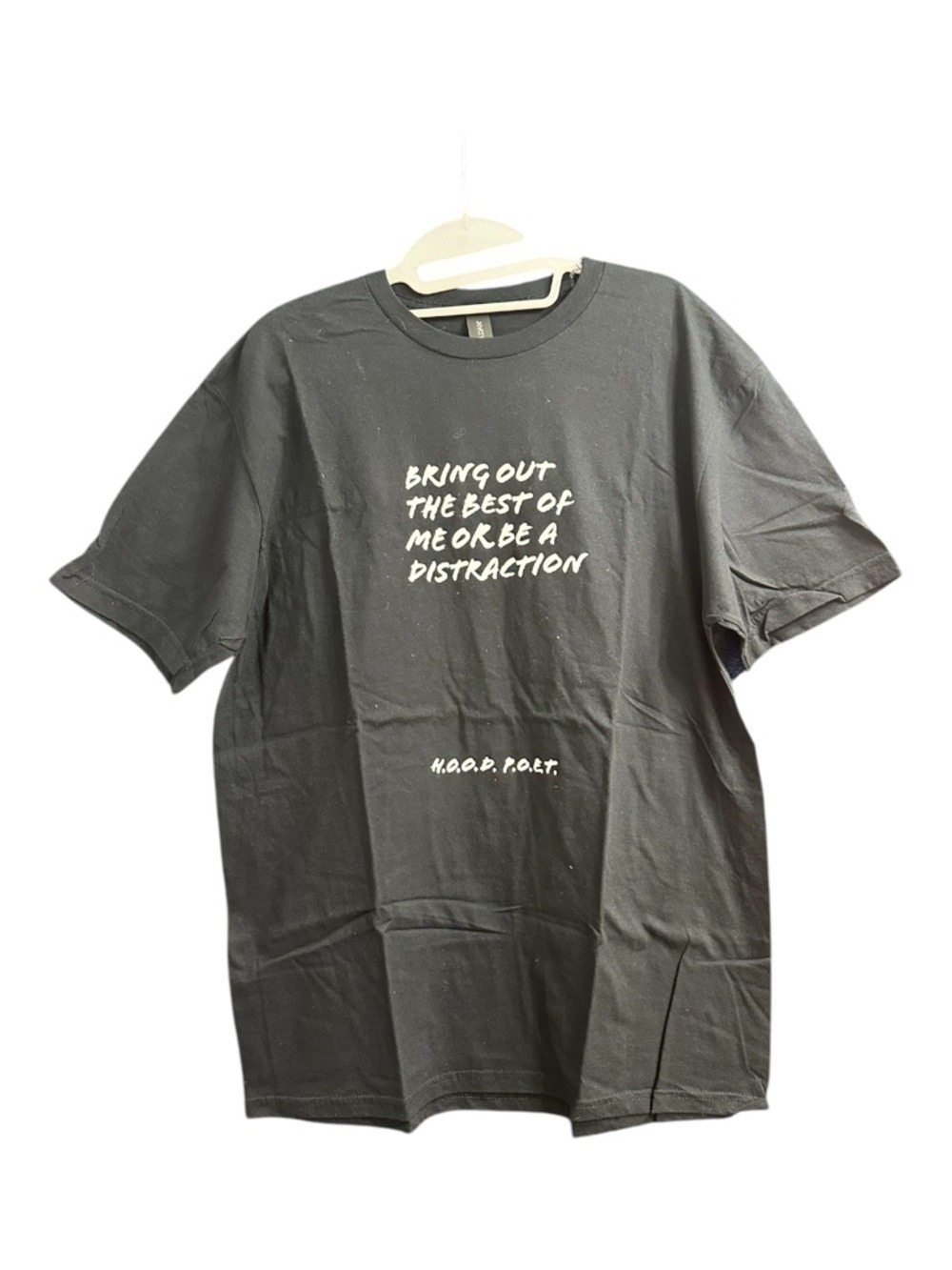 Gildan Polo G Quote Short Sleeve Black Cotton Tee NWOT - Picture 3 of 7